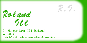 roland ill business card